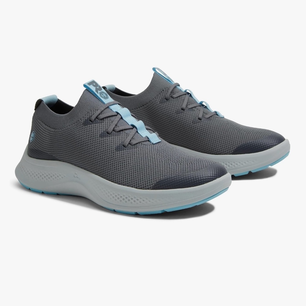 Timberland PRO Solace Soft Toe Sneakers - Gray and Blue size 5W.       (# 80)